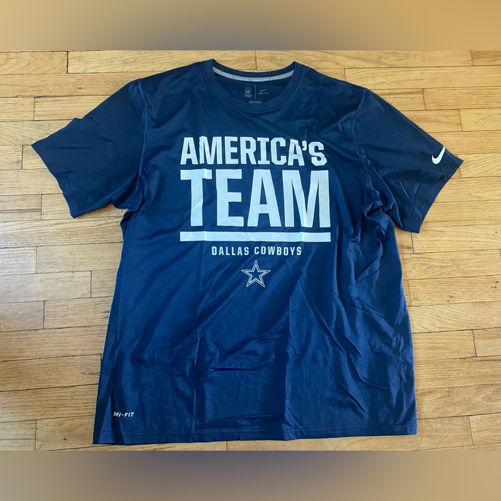 Nike NFL Dallas Cowboys “America’s Team” dri-fit shirt size XL